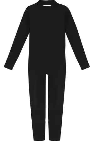 Sergio Rossi Jumpsuits & Playsuits, Dame, Sort, L, Turtle Neck Open Back Jumpsuit