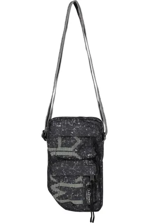A-cold-wall* Taske, Herre, Blå, ONE SIZE, Uld, Logo Messenger Taske med Lynlås