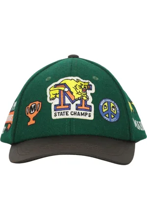 MARKET Tilbehør, Herre, Grøn, ONE SIZE, Uld, Broderet Patch Baseball Kasket