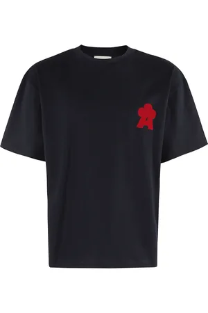 A PAPER KID Top, Herre, Blå, M, Bomuld, Afslappet Bomuld T-shirt