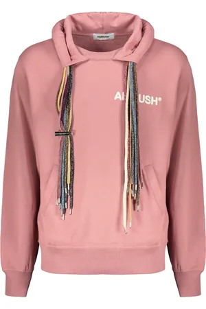 AMBUSH Sweathshirts & Hoodies, Herre, Lyserød, 2XS, Bomuld, Hættetrøje med Ribstrikkanter