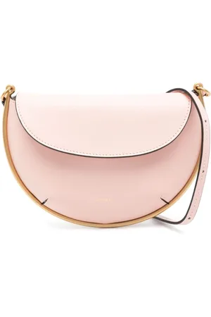 Wandler Taske, Dame, Lyserød, ONE SIZE, Uld, Rosa Foldover Skuldertaske