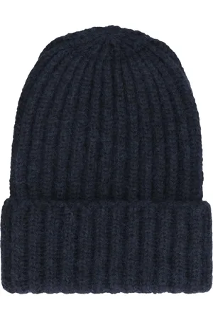 Malo Tilbehør, unisex, Blå, ONE SIZE, Uld, Ribstrikket hue