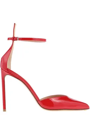Francesco Russo Sko, Dame, Rød, 39 1/2 EU, Spidse Stiletto Pumps