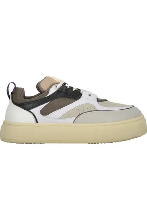 Eytys Sko, Herre, Flerfarvet, 40 EU, Læder, Læder sneakers med platform sål