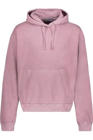 JOHN ELLIOTT Sweathshirts & Hoodies, Herre, Lilla, 2XL, Bomuld, Hættetrøje i bomuld med ribkanter