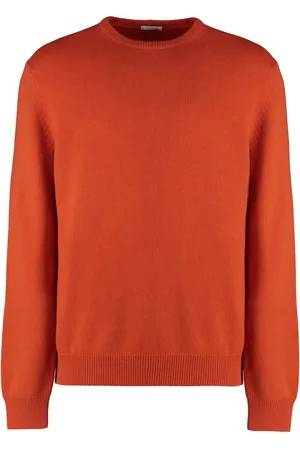 Malo Strik, Herre, , 3XL, Cashmere, Cashmere Crew-Neck Sweater, Ribbed Knit