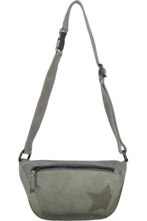 LORENA ANTONIAZZI Taske, Dame, Grå, ONE SIZE, Uld, Lammeskind Crossbody Taske