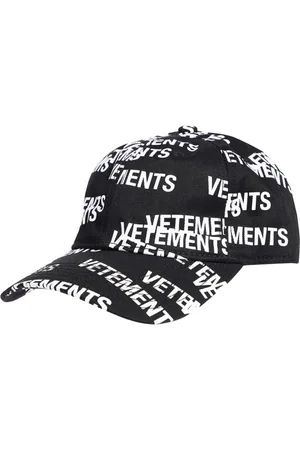 Vetements Tilbehør, Dame, Sort, ONE SIZE, Bomuld, Baseballkasket med logo