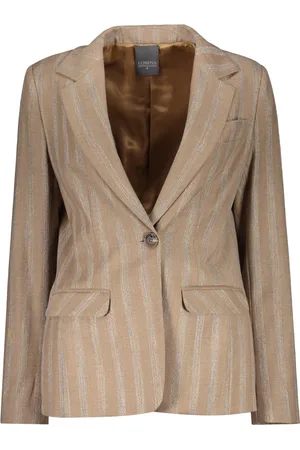 LORENA ANTONIAZZI Jakke, Dame, , S, Uld, Uld enkeltknap blazer med reverskrave