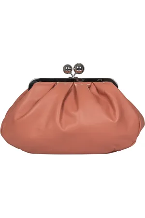 Max Mara Taske, Dame, , ONE SIZE, Læder, Lille Nappa Læder Clutch Taske