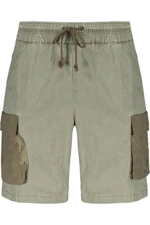 JOHN ELLIOTT Shorts, Herre, Grøn, XS, Bomuld, Elastiske Bermuda Shorts med Lommer