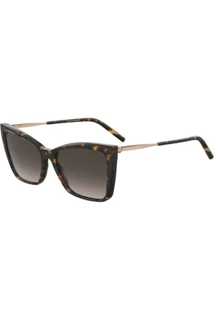 Carolina Herrera Tilbehør, unisex, Gul, 57 MM, Uld, Havana Gold Brown Shaded Solbriller