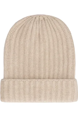 Malo Tilbehør, unisex, , ONE SIZE, Uld, Ribbet strik kasjmirhue