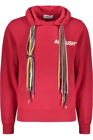 AMBUSH Sweathshirts & Hoodies, Herre, Rød, 2XS, Bomuld, Hættetrøje med Ribstrikkanter