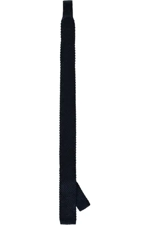 corneliani Tilbehør, Herre, Blå, ONE SIZE, Silke Strik Slips