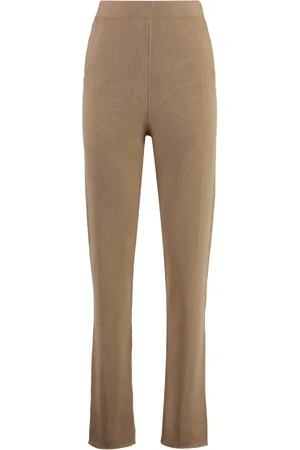 Malo Bukser, Dame, Brun, S, Cashmere, Luksus Cashmere Bukser med Lommer