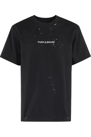 Purple Brand Top, Herre, Sort, S, Jersey Short Sleeve Tee
