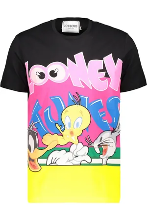 Iceberg Top, Herre, Flerfarvet, S, Bomuld, Broderet bomulds T-shirt