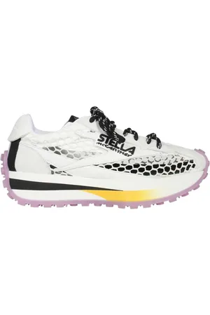Stella McCartney Sko, Dame, Hvid, 40 EU, Mesh Low-Top Sneakers