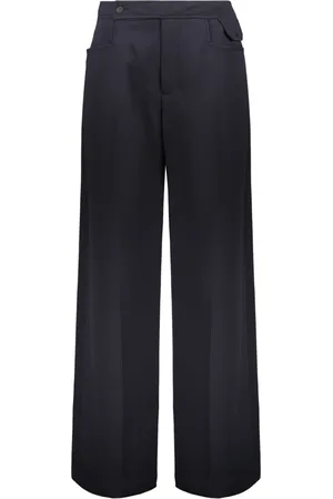 Low Classic Bukser, Dame, Blå, XS, Polyester, Polyesterbukser med flere lommer