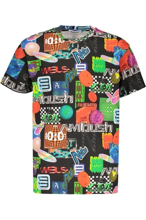 AMBUSH Top, Herre, Flerfarvet, S, Bomuld, Trykt bomulds T-shirt