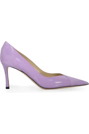 Jimmy Choo Sko, Dame, Lilla, 36 EU, Læder, Suede Pointy-toe Pumps med læderindsatser