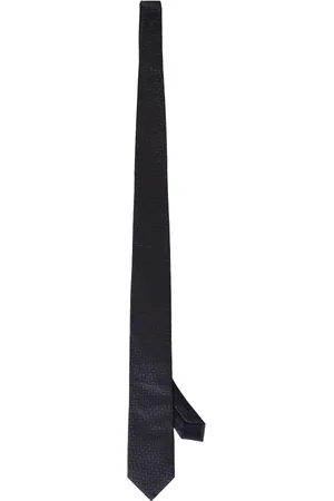 corneliani Tilbehør, Herre, Grå, ONE SIZE, Silke Jacquard Slips