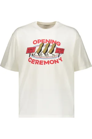 Opening Ceremony Top, Herre, , M, Uld, Trykt Crew-neck T-shirt
