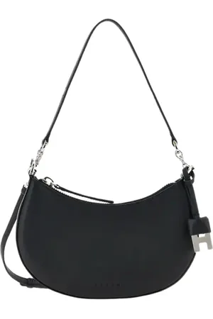 Hogan Taske, Dame, Sort, ONE SIZE, Uld, Sort Slim Taske med Aftagelig Rem