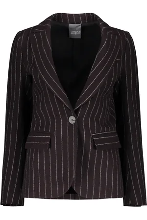 LORENA ANTONIAZZI Jakke, Dame, Brun, 2XS, Uld, Silkeblandet Revers Krave Blazer
