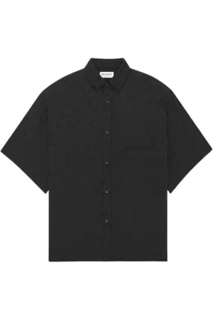 Saint Laurent Skjorte, Herre, Sort, 2XL, Bomuld, Klassisk bomuldsskjorte
