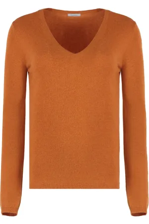 Malo Strik, Dame, , 2XS, Cashmere, Luksus Cashmere Sweater Ribbed Knit Kanter