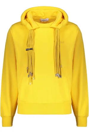 AMBUSH Sweathshirts & Hoodies, Herre, Gul, M, Bomuld, Hættetrøje med broderet logo