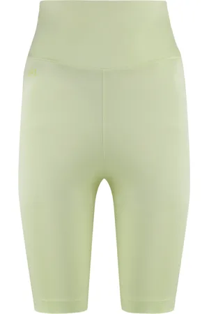 Wolford Shorts, Dame, Grøn, XS, Skinnende Logo Print Shorts med sidelomme