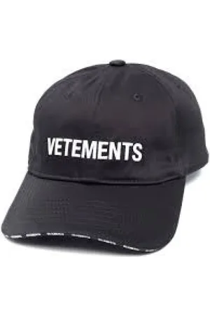 Vetements Tilbehør, Herre, Sort, ONE SIZE, Uld, Stilfuld HAT til Mænd og Kvinder