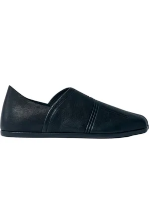 Vivienne Westwood Sko, Herre, Sort, 41 EU, Læder, Slippers i vasket læder