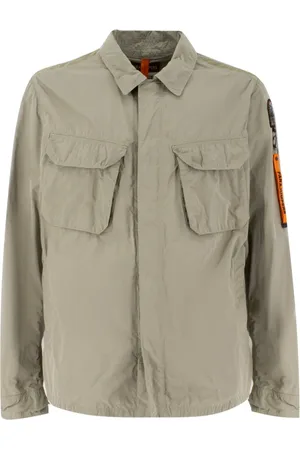 Parajumpers Jakke, Herre, Grå, S, Nylon, Nylon Canvas Zip Skjorte Jakke