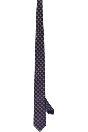 corneliani Tilbehør, Herre, Lilla, ONE SIZE, Silke Jacquard Slips