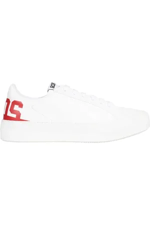 GCDS Sko, Herre, Hvid, 39 EU, Uld, Genbrugssneakers med lavt skaft