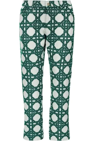 Casablanca Bukser, Herre, Flerfarvet, M, Uld, Monogram Print Uldbukser