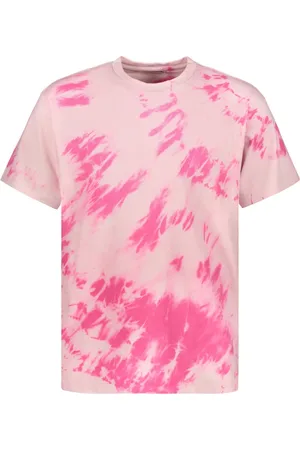 JOHN ELLIOTT Top, Herre, Lyserød, M, Bomuld, Tie Dye Bomuld T-shirt