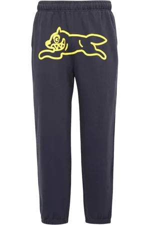 ICECREAM Bukser, Herre, Blå, 2XL, Bomuld, Logo Detalje Bomuld Track-Pants