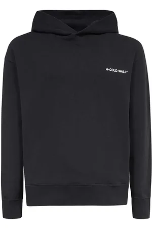 A-cold-wall* Sweathshirts & Hoodies, Herre, Sort, XS, Bomuld, Ribbet Bomuldshættetrøje