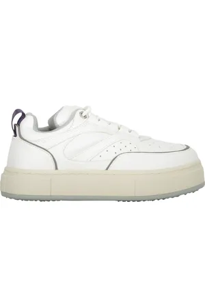 Eytys Sko, Dame, Hvid, 35 EU, Uld, Lav-top sneakers med rund tå