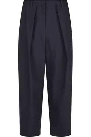 Annette Görtz Bukser, Dame, Sort, 3XL, Bomuld, Afslappet Sort Beat Bukser