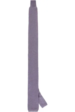 corneliani Tilbehør, Herre, Lilla, ONE SIZE, Silke Strik Slips