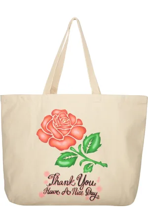 MARKET Taske, Herre, , ONE SIZE, Bomuld, Kanvas Tote Taske med Front Print
