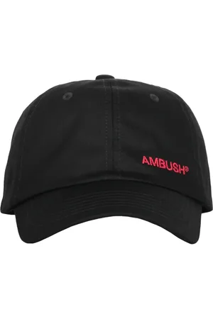 AMBUSH Tilbehør, Herre, Sort, ONE SIZE, Bomuld, Sporty Baseball Cap med Stiv Skygge