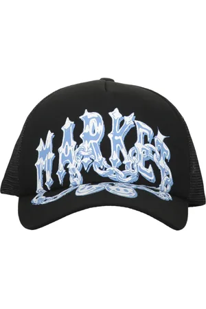 MARKET Tilbehør, Herre, Sort, ONE SIZE, Polyester, Logo Print Baseball Cap